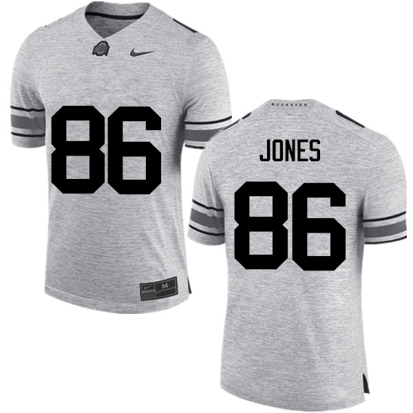 Ohio State Buckeyes #86 DreMont Jones College Football Jerseys Game-Gray
